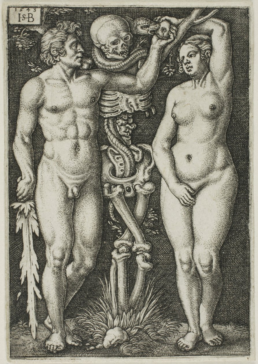 Adam og Eva af Hans Sebald Beham