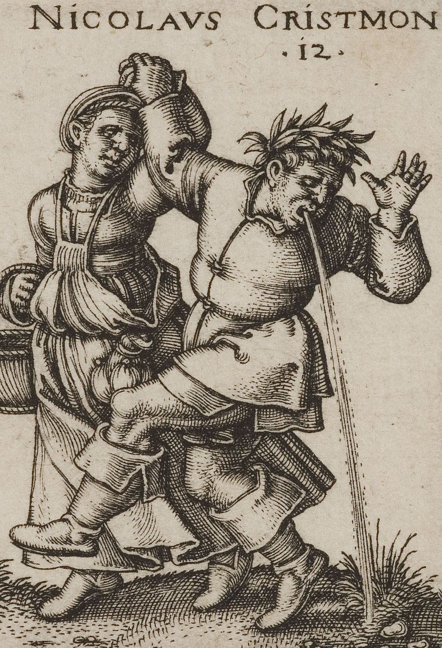 Beham Bondefesten 1546 bl 06 detalje af Hans Sebald Beham