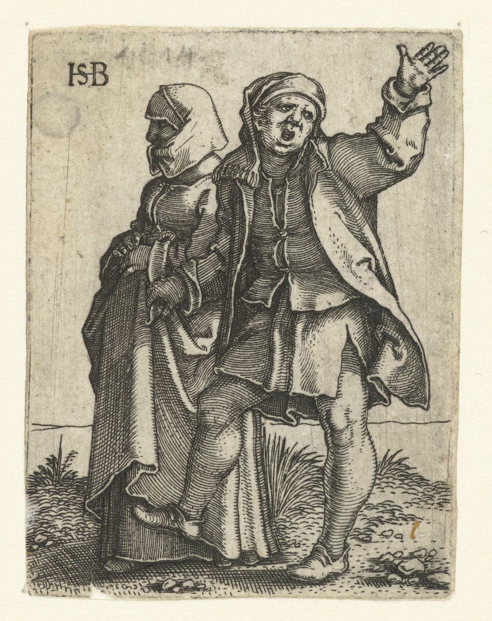 bondepar Bondebryllupsparade (serietitel) af Hans Sebald Beham