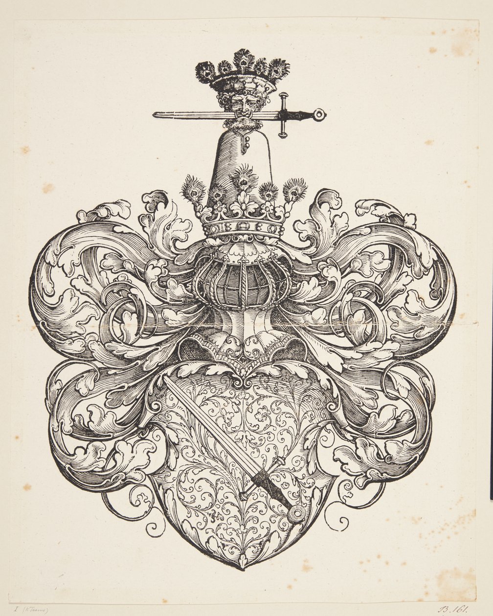 Våbenskjold fra Kress von Kressensteins familie af Hans Sebald Beham