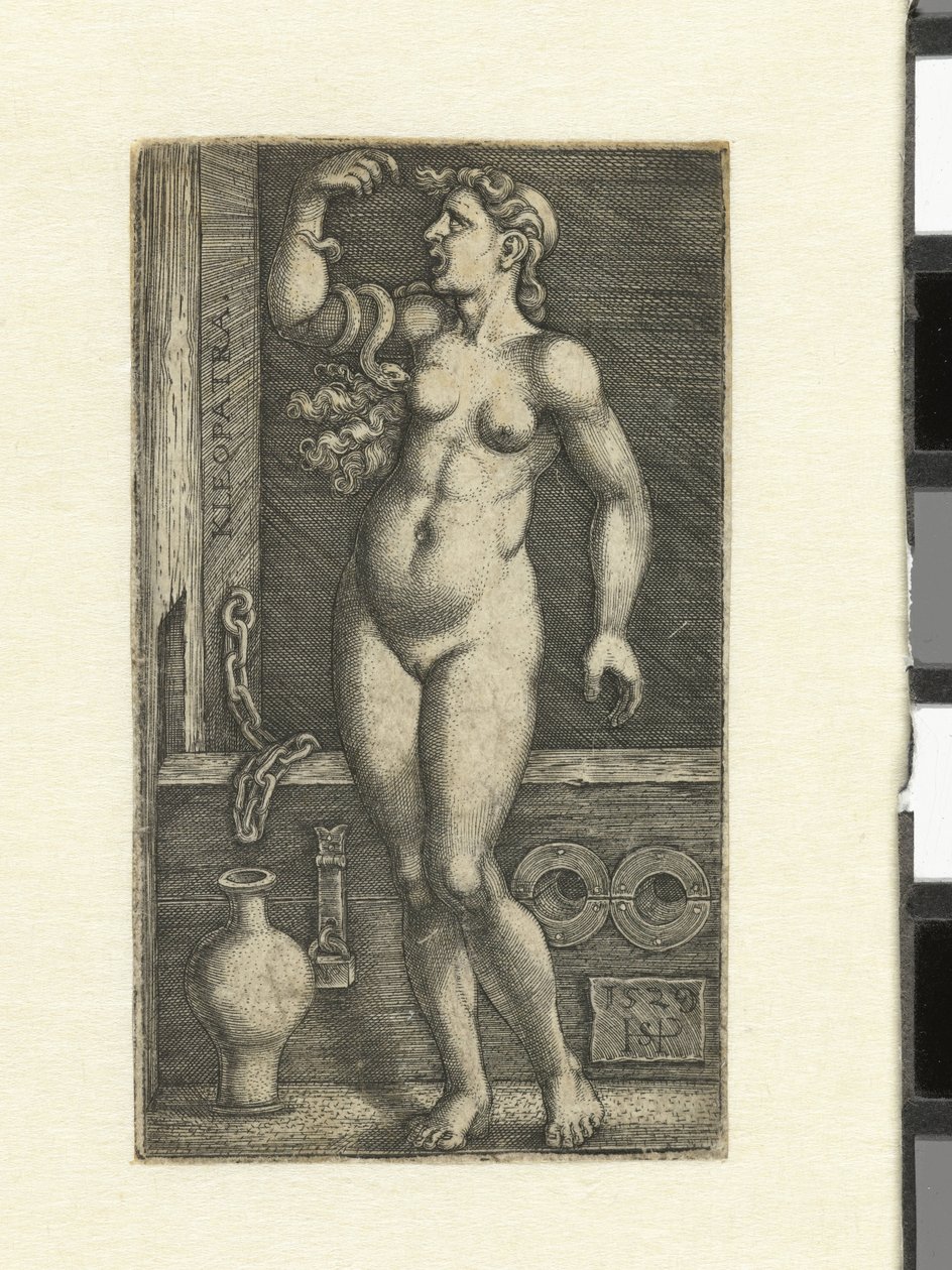 Kleopatras død Kleopatra (titel på objekt) af Hans Sebald Beham