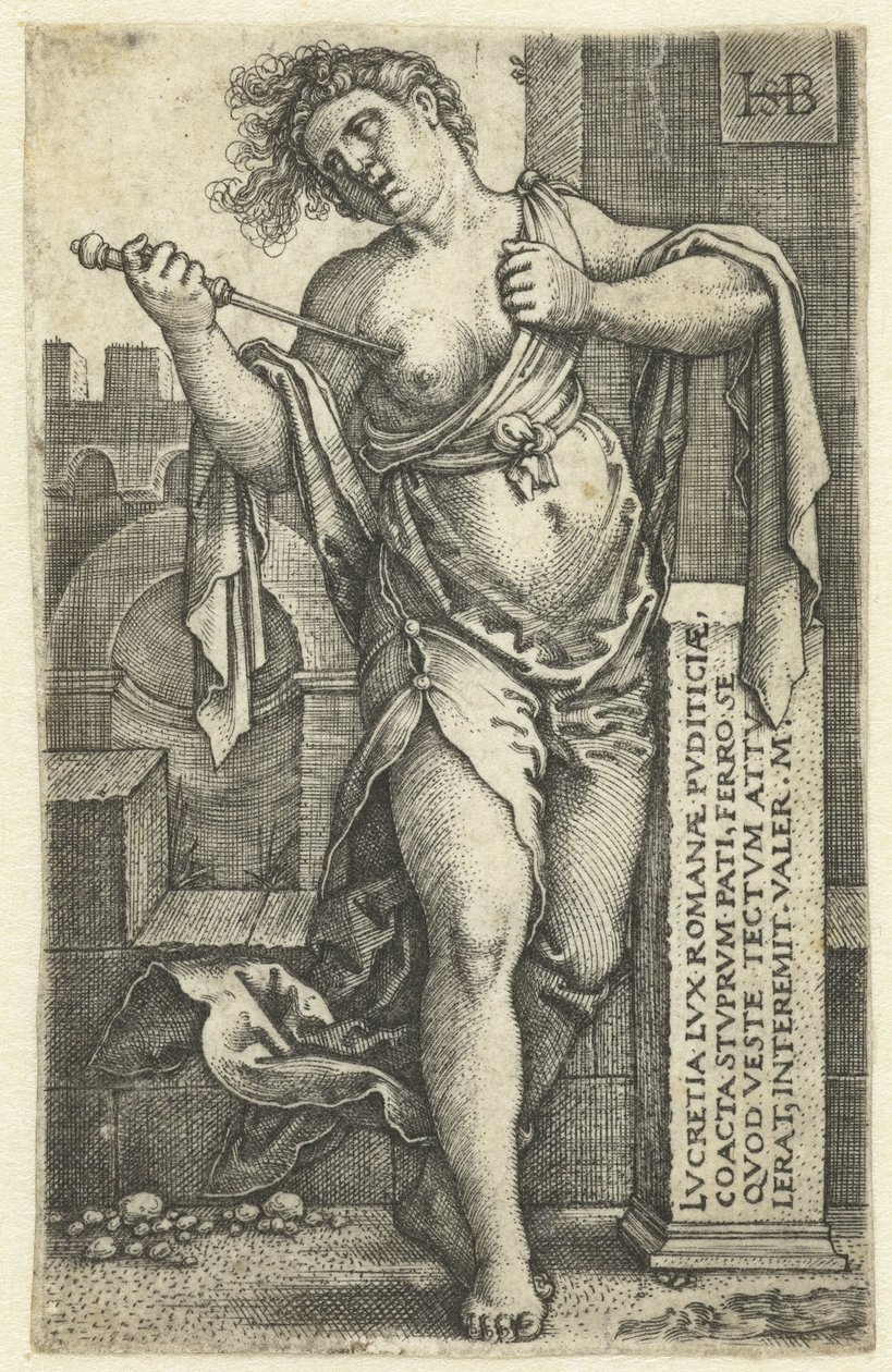Lucretias død af Hans Sebald Beham