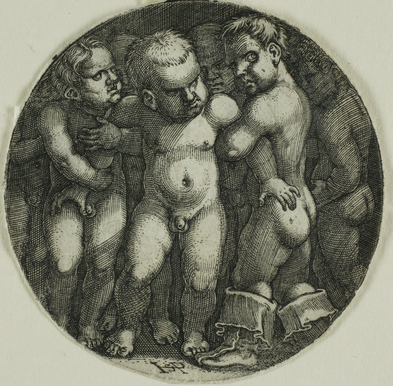 Otte drenge af Hans Sebald Beham