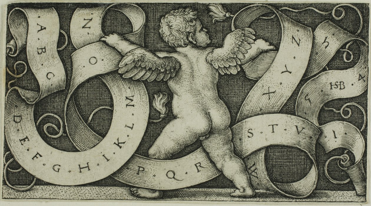 Genialt med alfabetet af Hans Sebald Beham