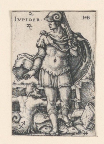 Jupiter, fra De syv planeter af Hans Sebald Beham