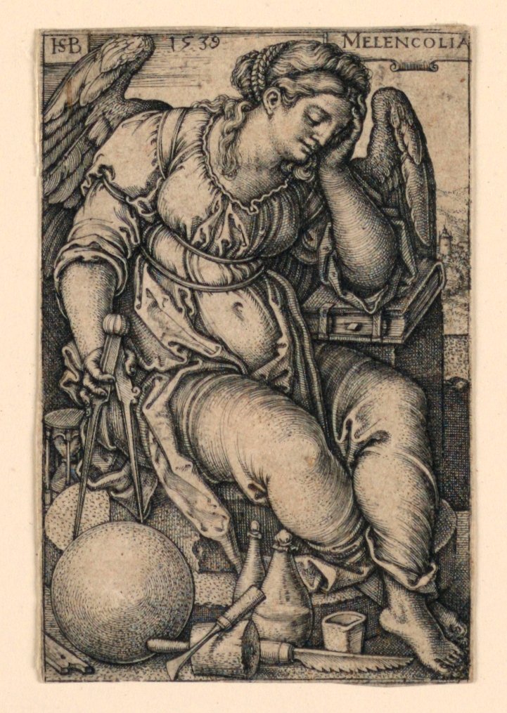 Melencolia (melankoli) af Hans Sebald Beham