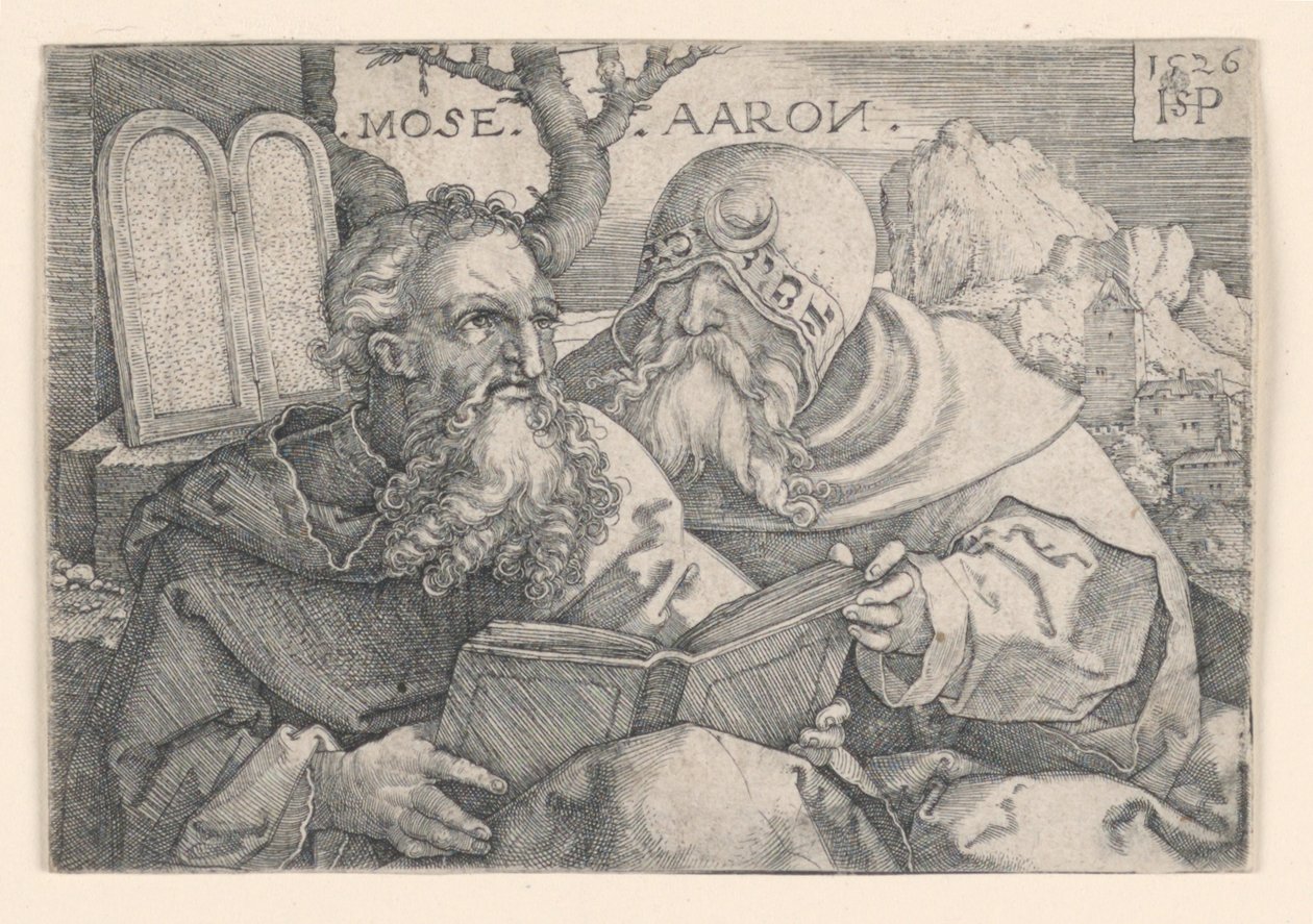 Moses og Aron af Hans Sebald Beham