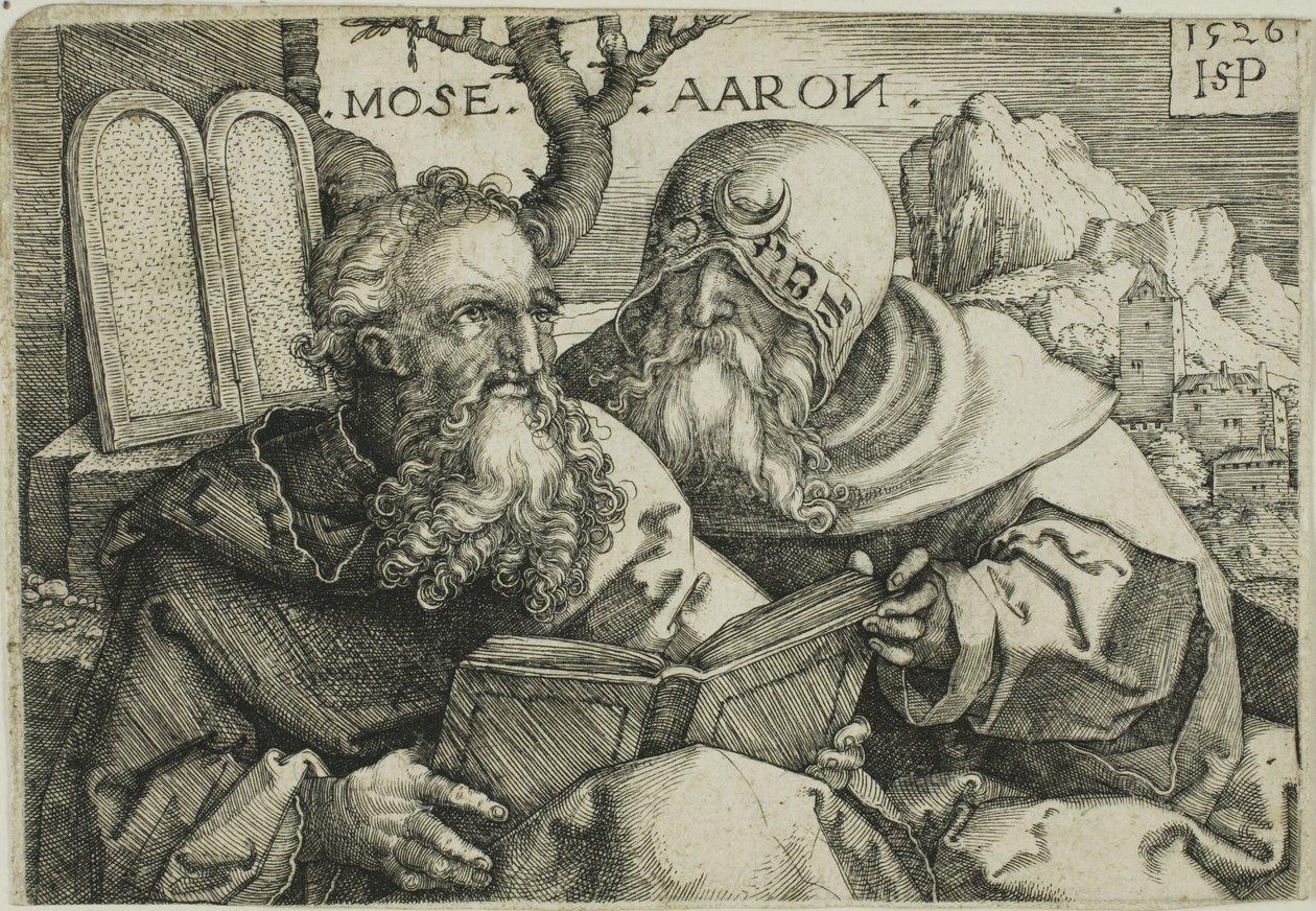Moses og Aron af Hans Sebald Beham
