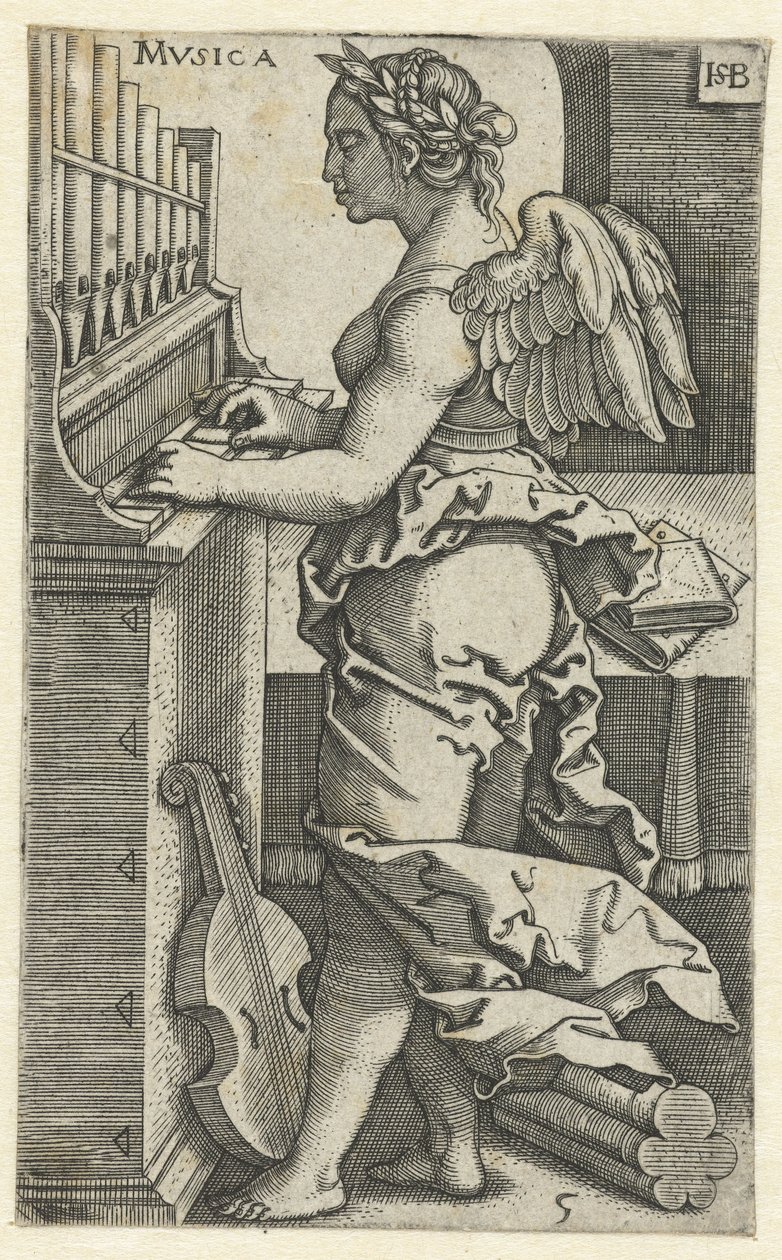Musik (Musica) af Hans Sebald Beham