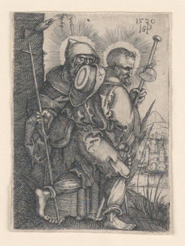 Saint Philip og Saint James Major af Hans Sebald Beham