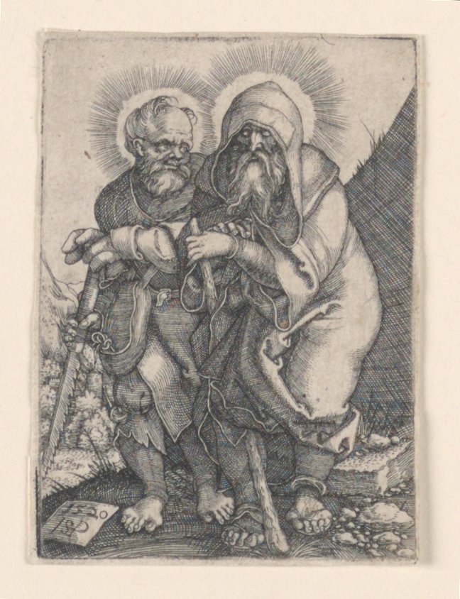 Sankt Simon og Sankt Thaddeus af Hans Sebald Beham
