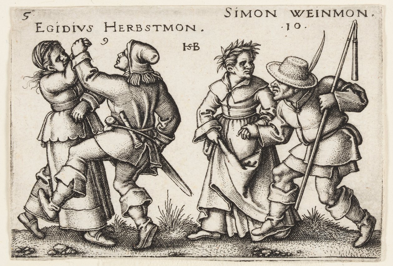 september og oktober af Hans Sebald Beham