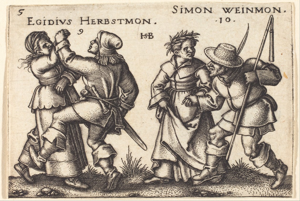 September og oktober af Hans Sebald Beham