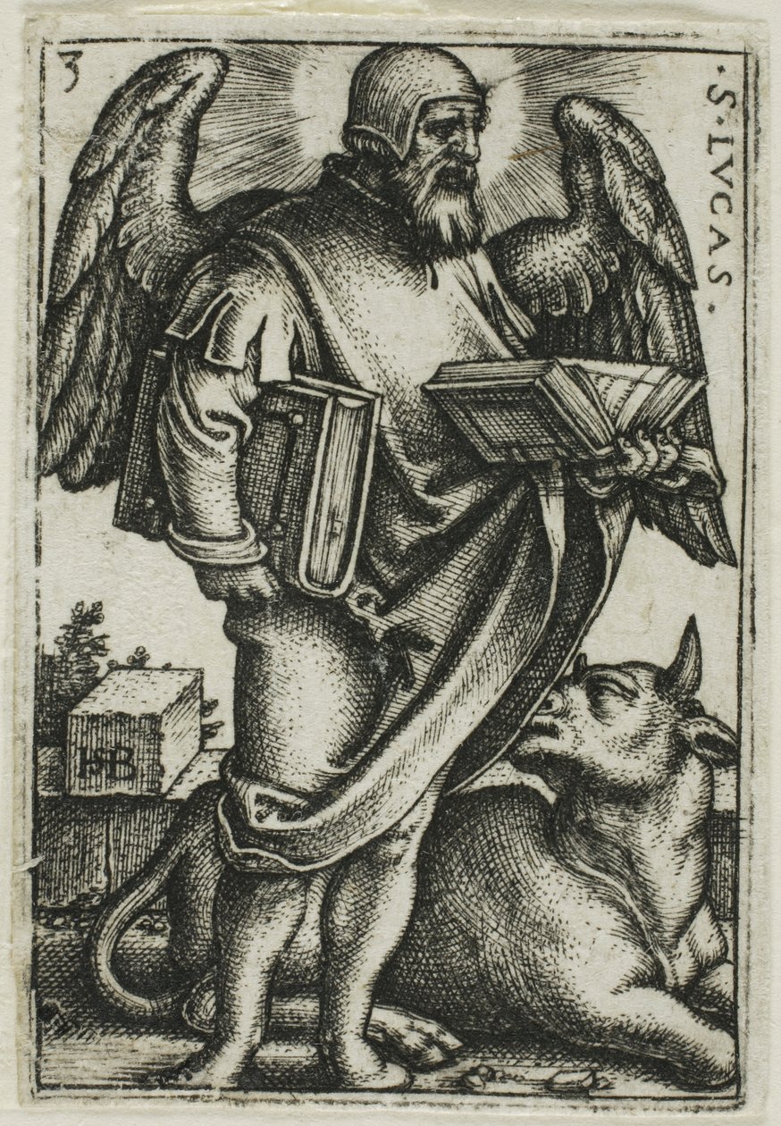 Lukas, fra De fire evangelister af Hans Sebald Beham