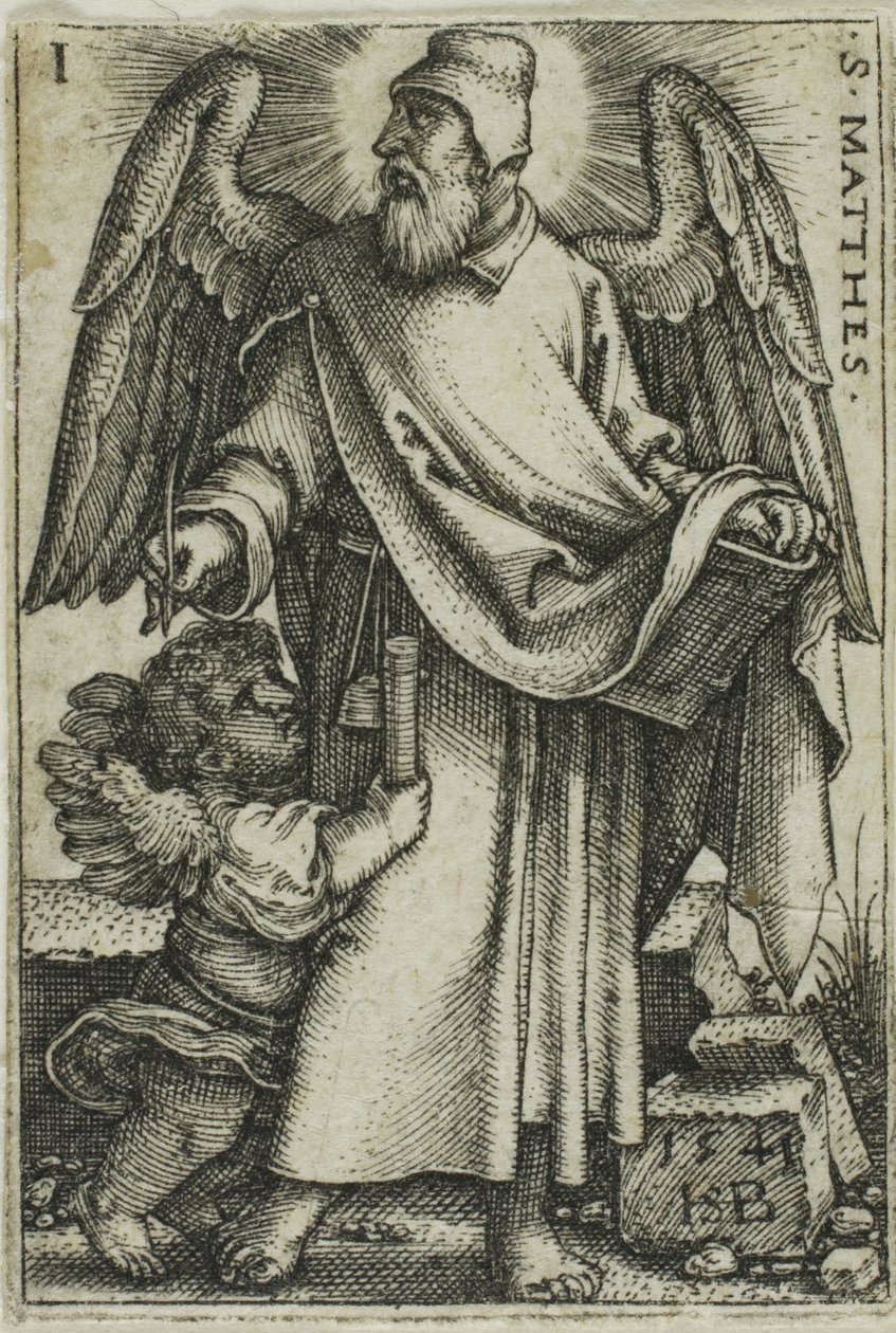 St. Matthæus, fra De fire evangelister af Hans Sebald Beham