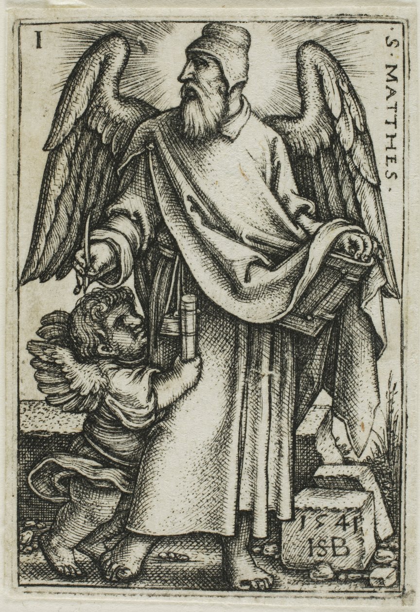 St. Matthæus, fra De fire evangelister af Hans Sebald Beham