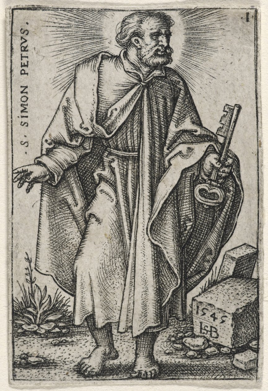 Sankt Peter, 1541-46 af Hans Sebald Beham