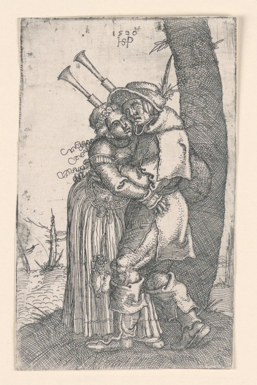 Sækkepiberen af Hans Sebald Beham