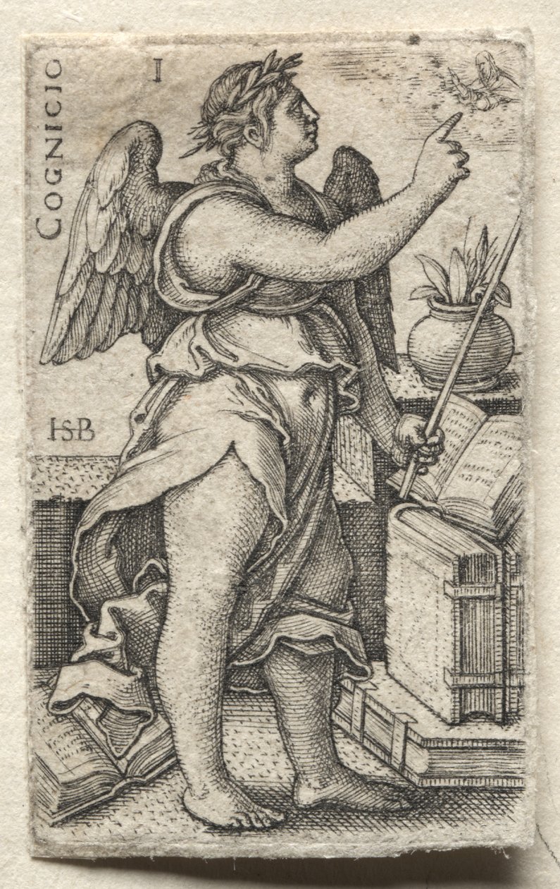 Kundskaben om Gud og de syv kardinaldyder af Hans Sebald Beham