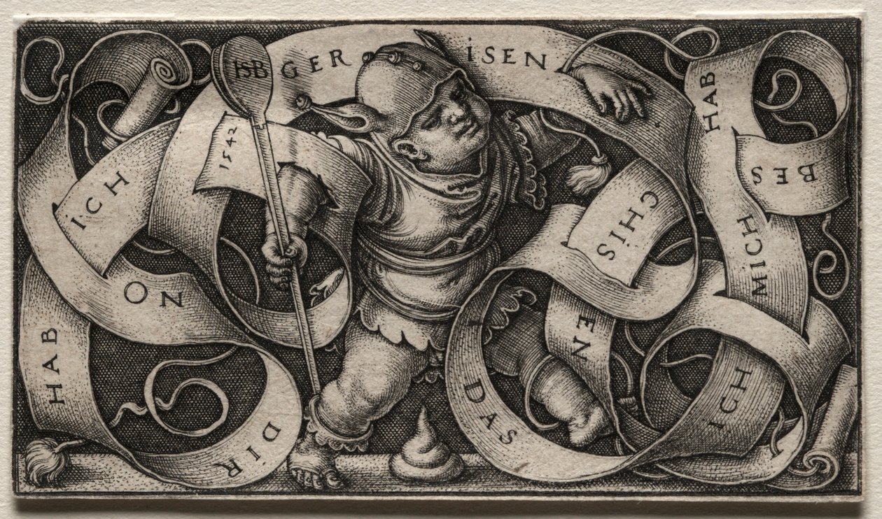 Den lille bøffel, 1542. af Hans Sebald Beham
