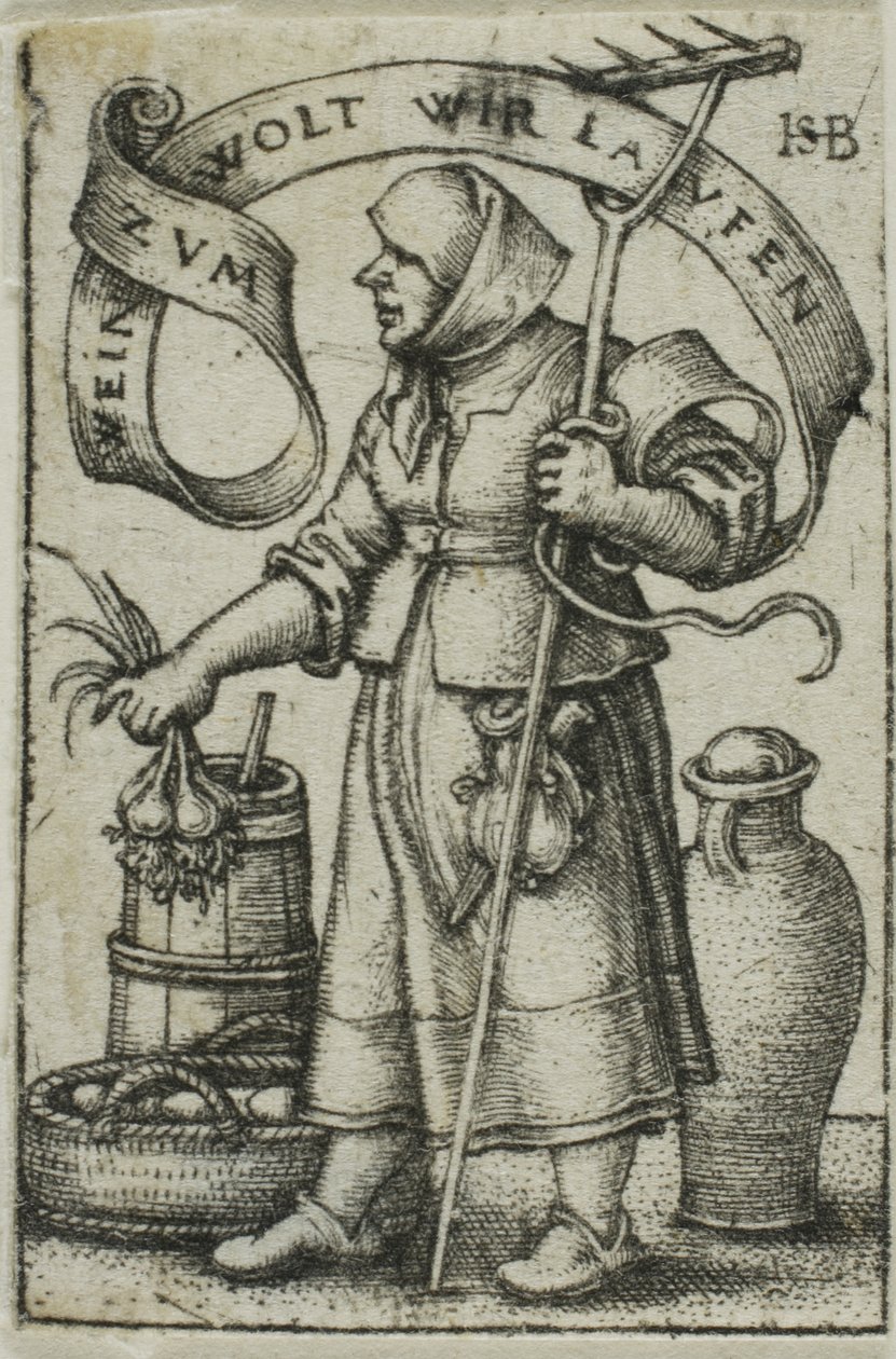 Markedskvinden af Hans Sebald Beham