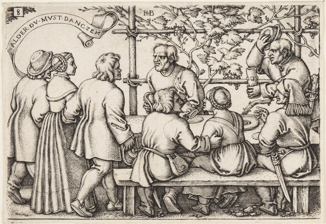 Bondegildet, eller de tolv måneder af Hans Sebald Beham