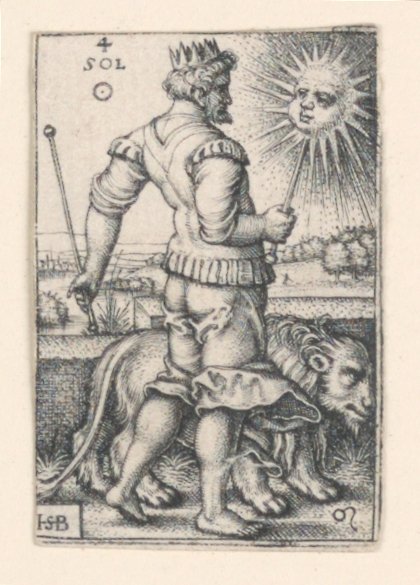 Solen, fra De syv planeter af Hans Sebald Beham