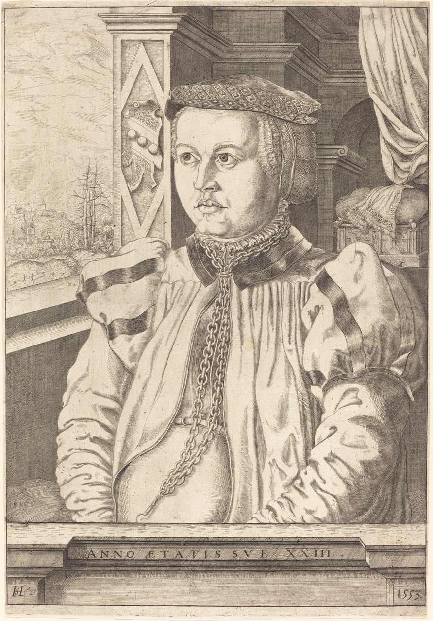 Lady von Eckh født Piencsenau, 1553. af Hans Sebald Lautensack
