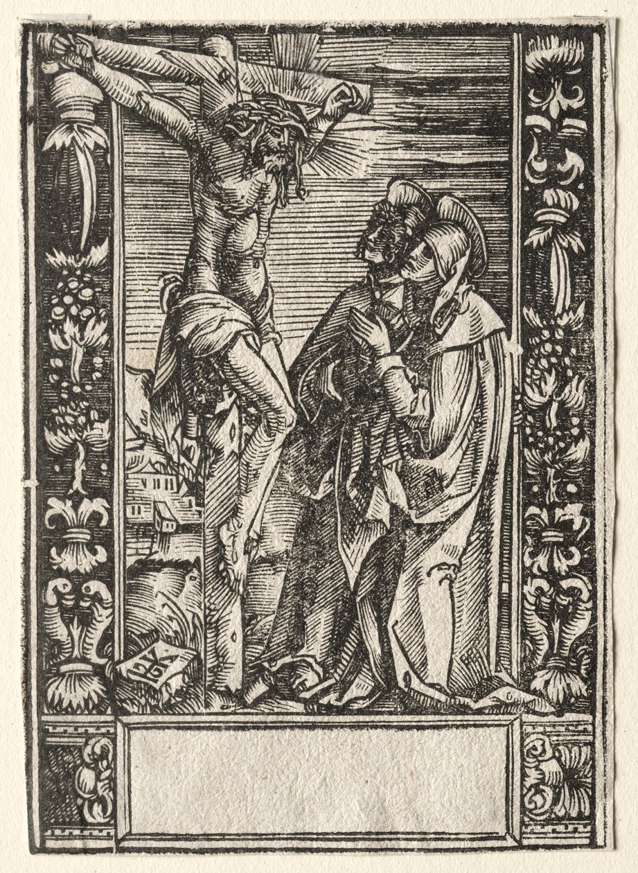 St. Mary og St. John før korset af Hans Springinklee