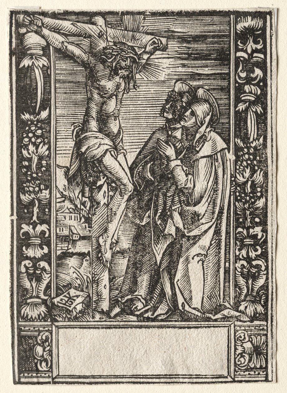 St. Mary og St. John før korset. af Hans Springinklee
