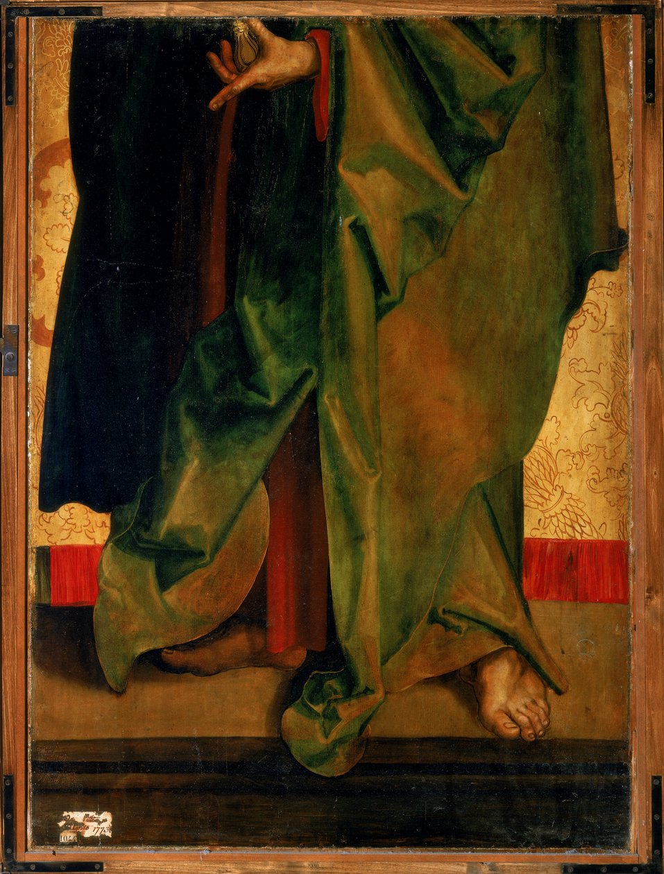 Saint Paul, nederste sektion, detalje af historier om de hellige Peter og Paul af Hans Suess Kulmbach