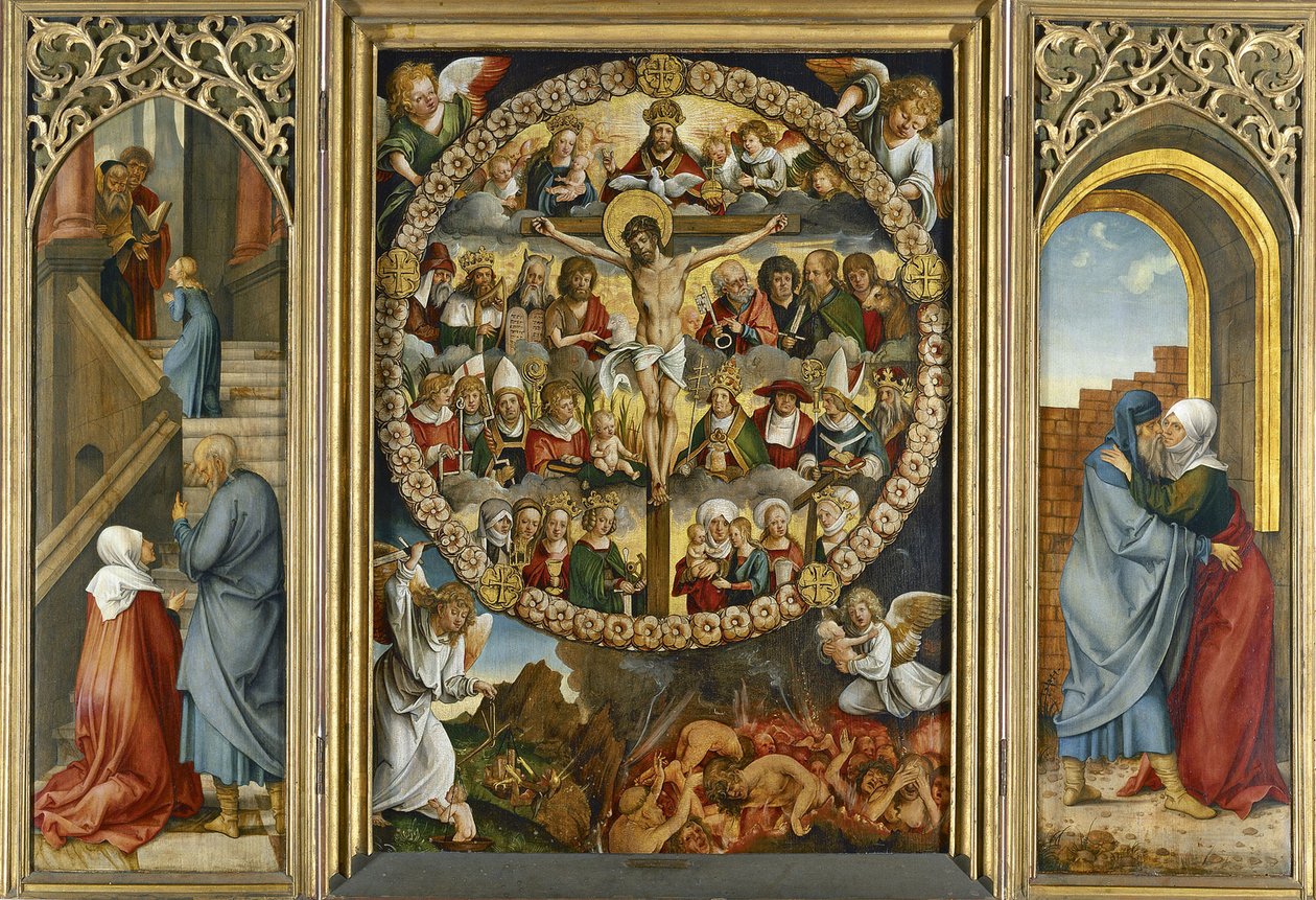 Rosenkransens Triptykon af Hans Suess Kulmbach von