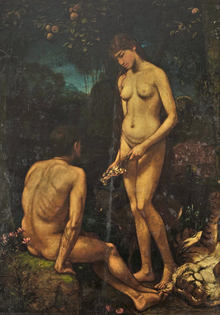 Adam og Eva af Hans Thoma