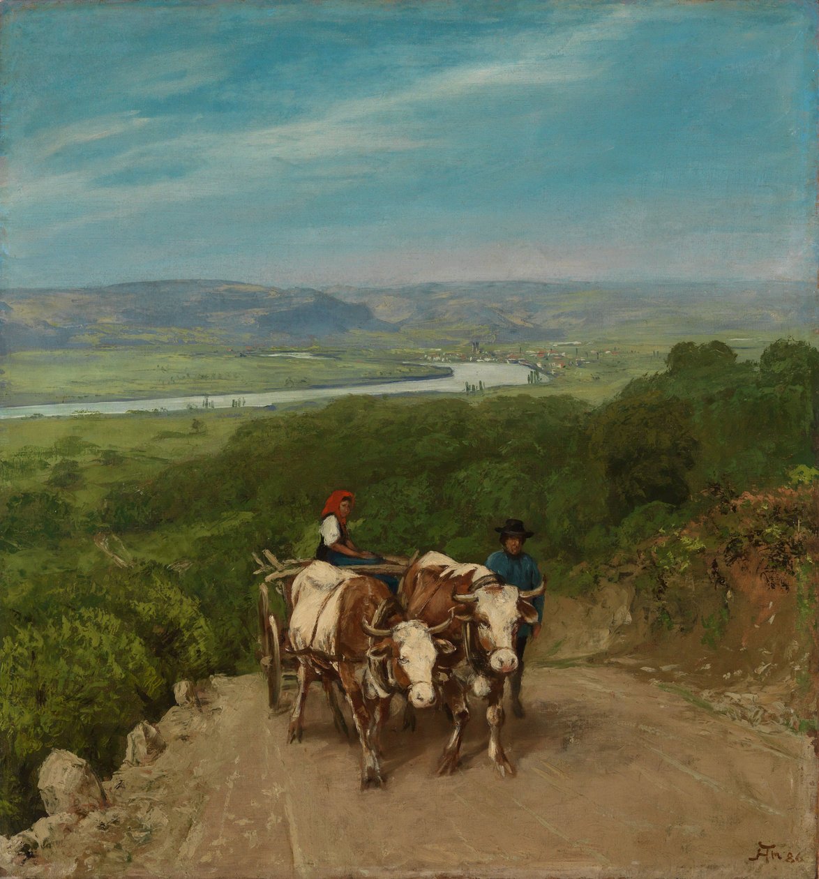 Op ad bakke af Hans Thoma