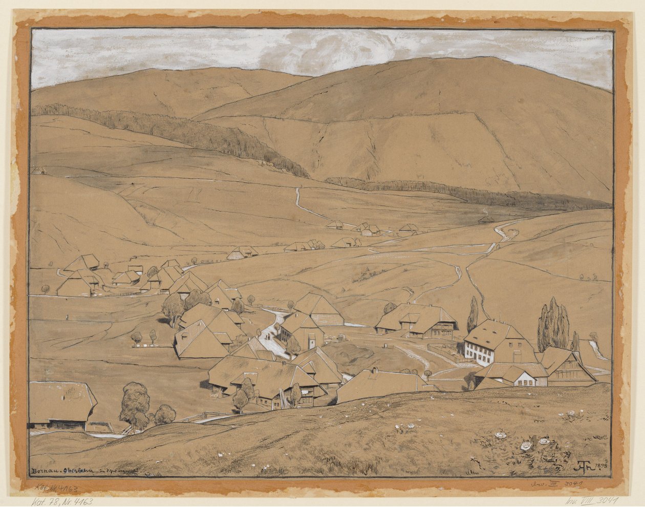 Bernau-Oberlehen af Hans Thoma