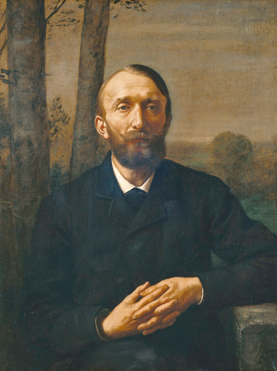 Portræt af kunstteoretikeren Conrad Fiedler af Hans Thoma
