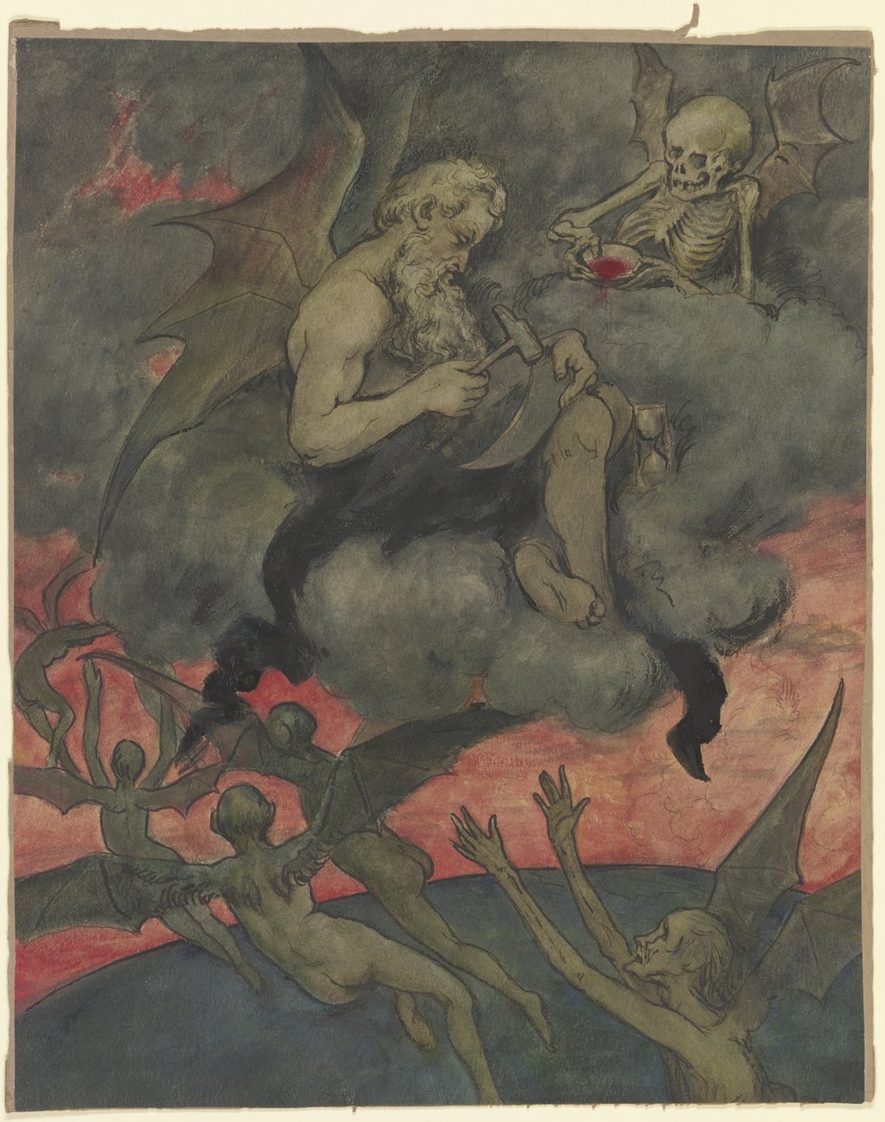 Chronos sliber leen af Hans Thoma