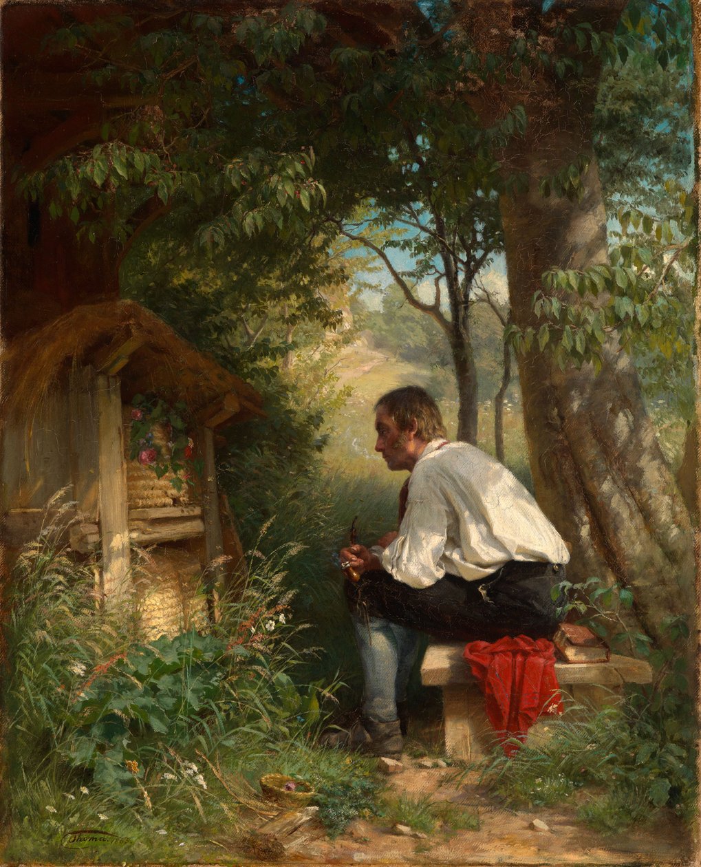 Biervennen af Hans Thoma