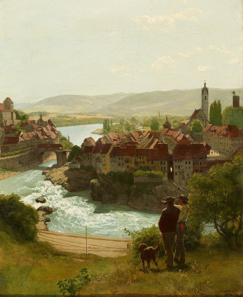 Rhen ved Laufenburg af Hans Thoma
