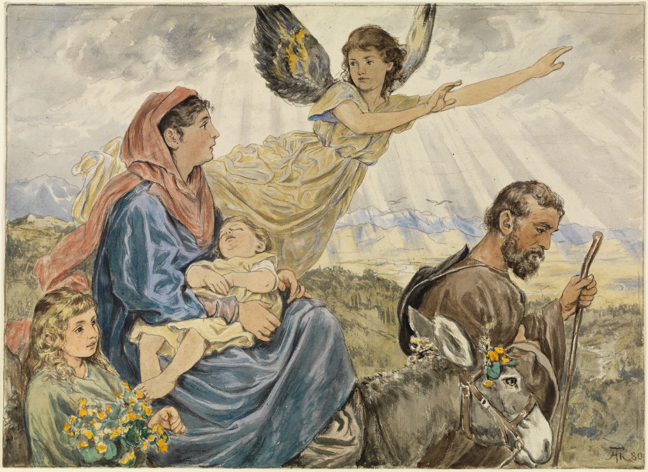 Flugten til Egypten af Hans Thoma