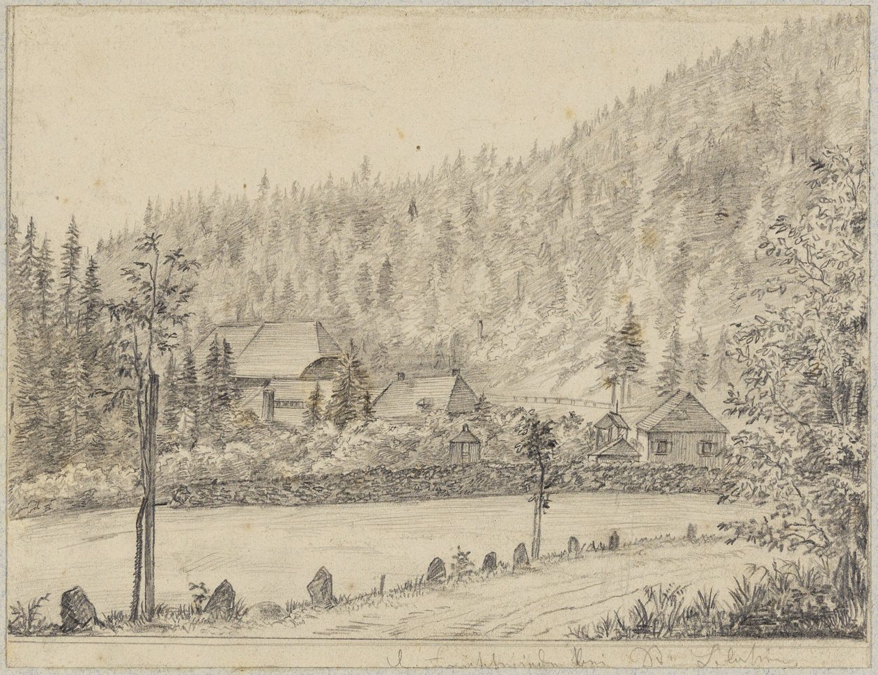 Hammersmedje ved St. Blasien af Hans Thoma
