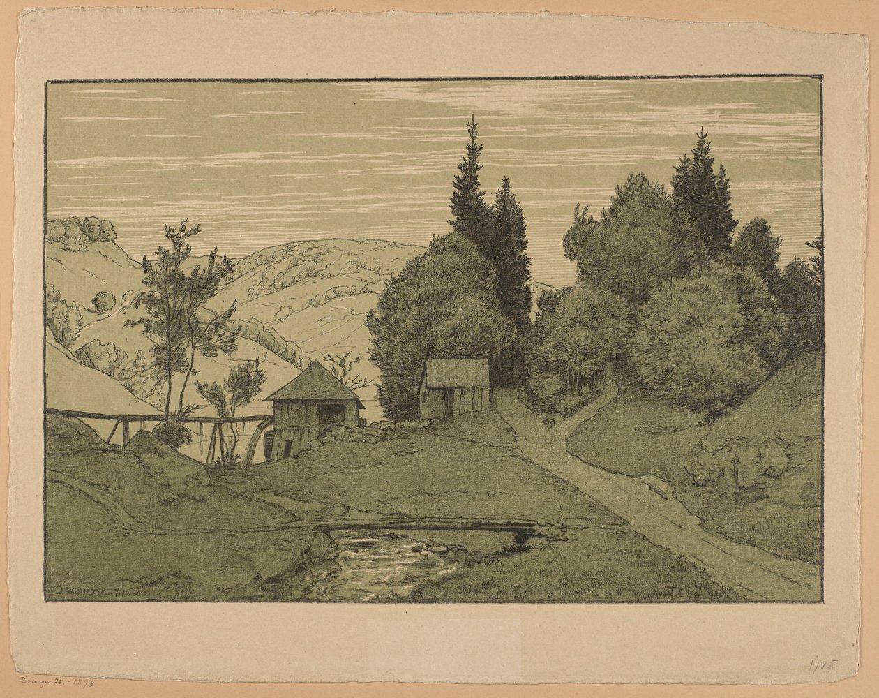 Happach af Hans Thoma