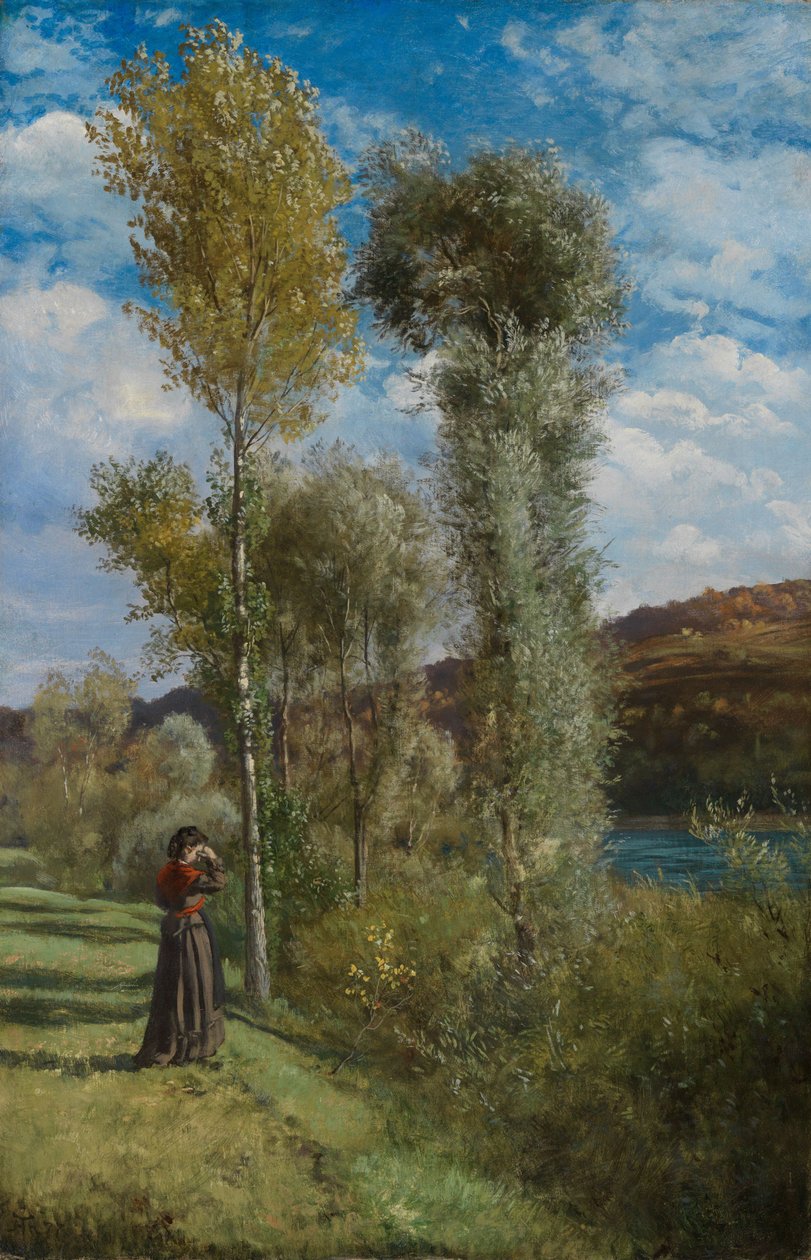 Efterårsdag ved Øvre Rhinen af Hans Thoma