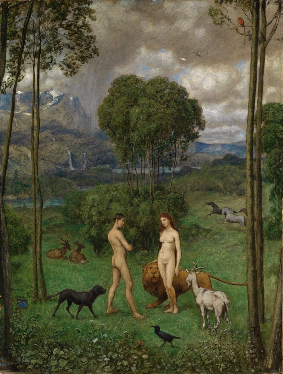 I paradiset af Hans Thoma