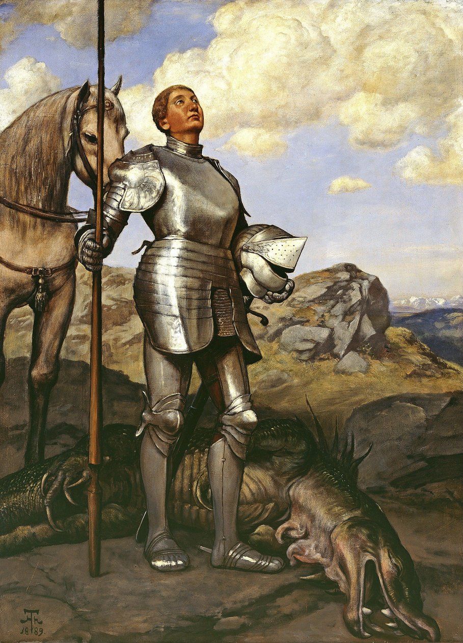 Ridder Sankt Georg af Hans Thoma
