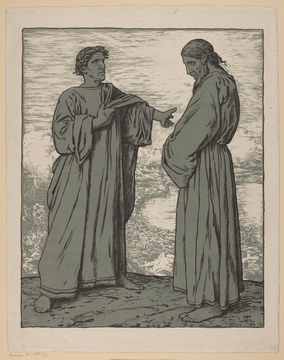 Kristi fristelse af Hans Thoma