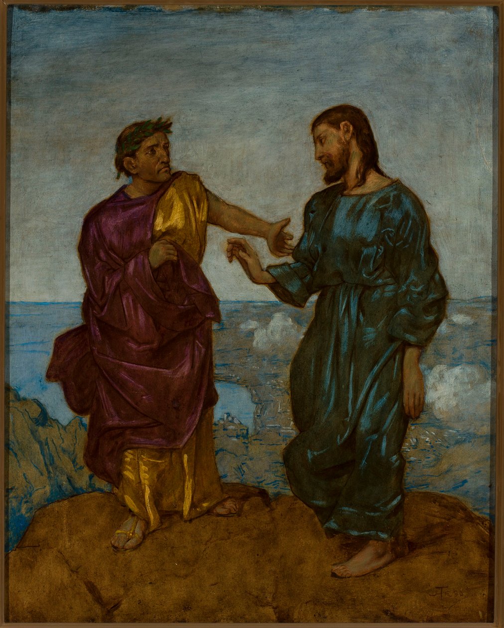 Kristi fristelse af Hans Thoma
