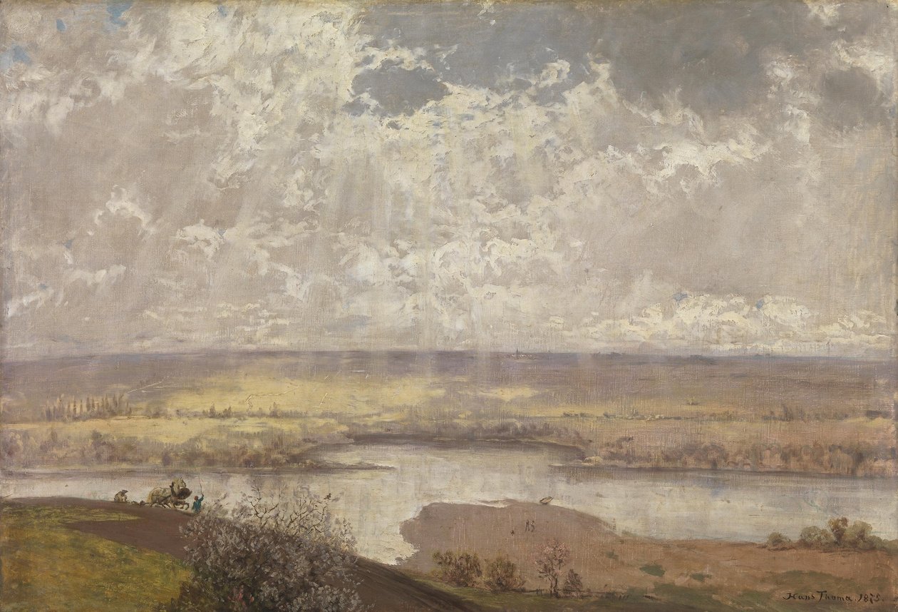 Landskab ved Main af Hans Thoma