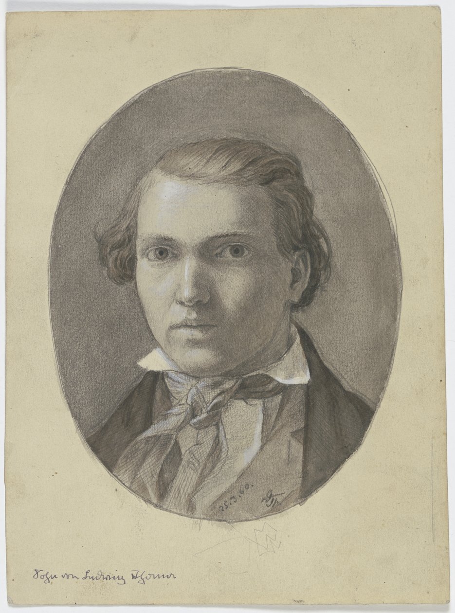 Portræt af en søn af Ludwig Thoma af Hans Thoma