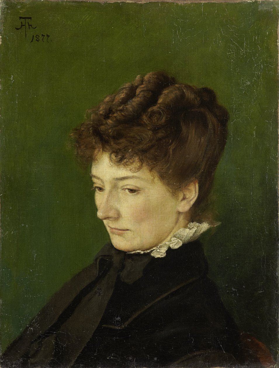 Portræt af Ida Müller, født Scholderer af Hans Thoma